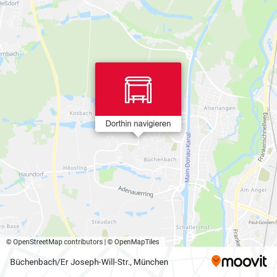 Büchenbach/Er Joseph-Will-Str. Karte