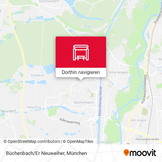 Büchenbach/Er Neuweiher Karte