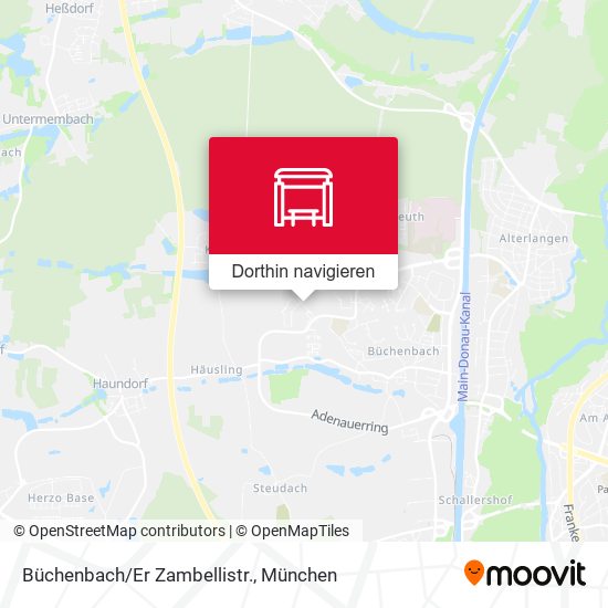 Büchenbach/Er Zambellistr. Karte