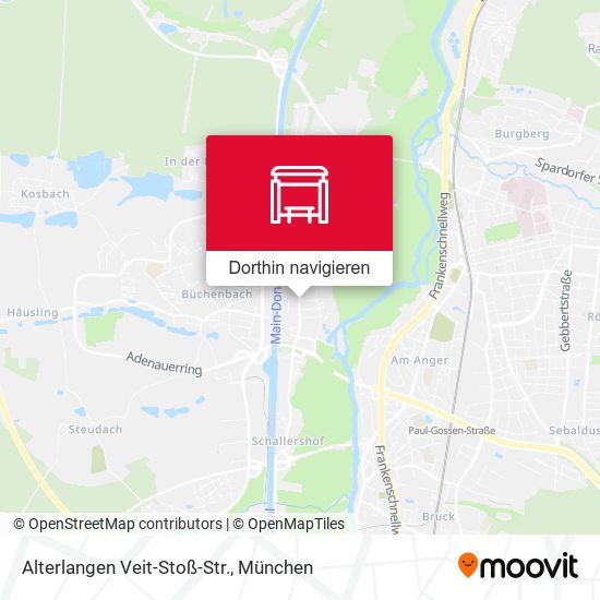 Alterlangen Veit-Stoß-Str. Karte