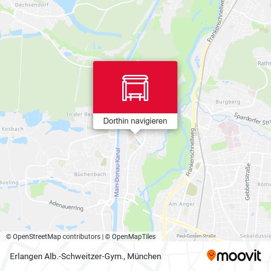 Erlangen Alb.-Schweitzer-Gym. Karte