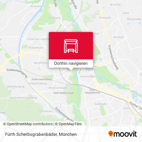 Fürth Scherbsgrabenbäder Karte