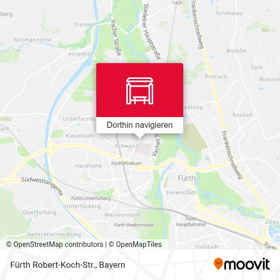Fürth Robert-Koch-Str. Karte