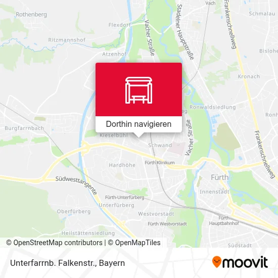 Unterfarrnb. Falkenstr. Karte