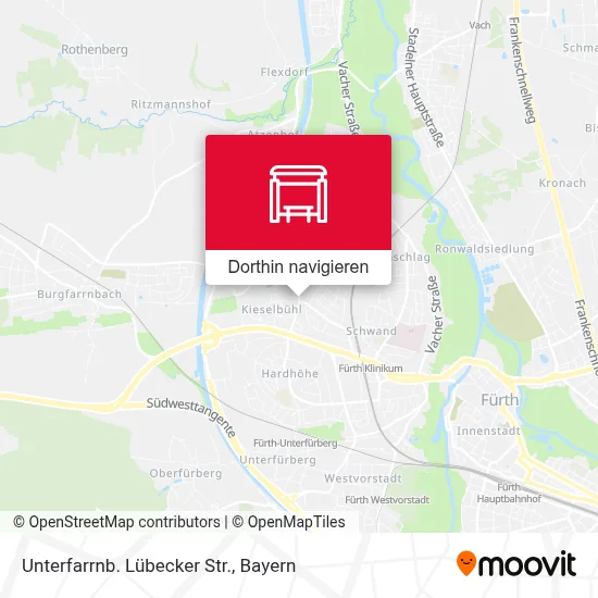 Unterfarrnb. Lübecker Str. Karte
