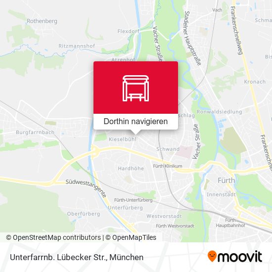 Unterfarrnb. Lübecker Str. Karte