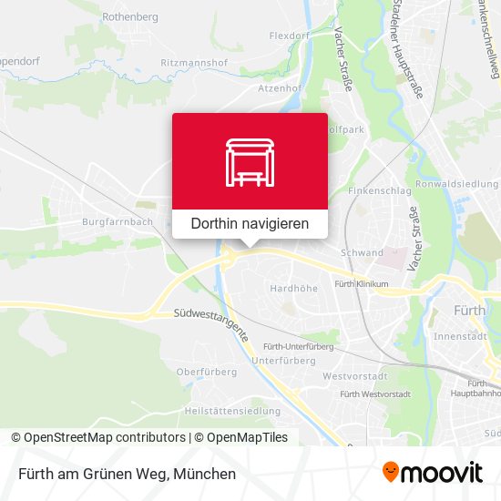 Fürth am Grünen Weg Karte