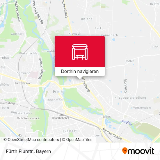 Fürth Flurstr. Karte