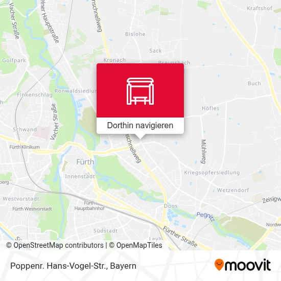 Poppenr. Hans-Vogel-Str. Karte