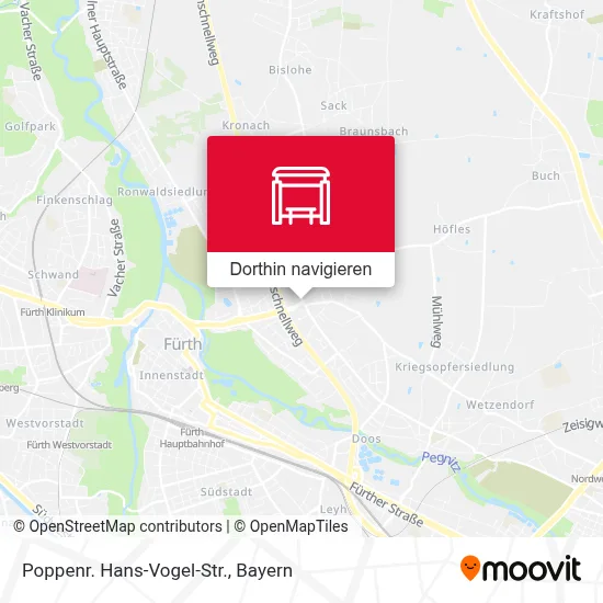 Poppenr. Hans-Vogel-Str. Karte