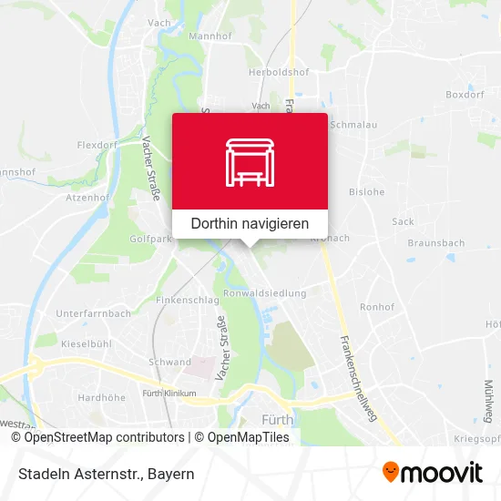 Stadeln Asternstr. Karte