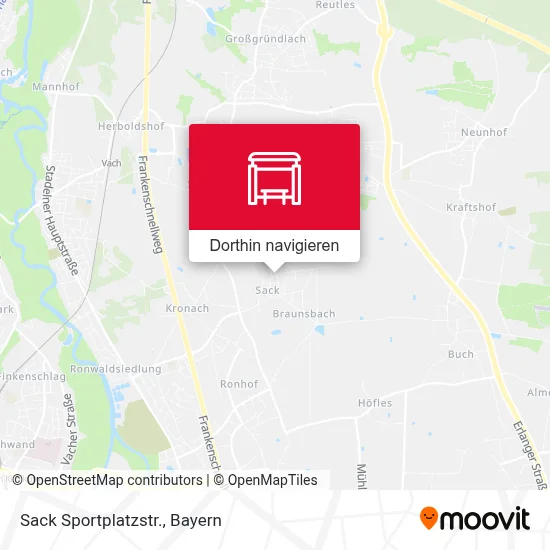 Sack Sportplatzstr. Karte