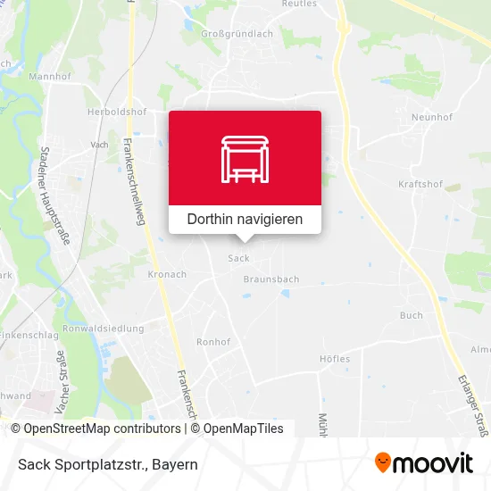 Sack Sportplatzstr. Karte