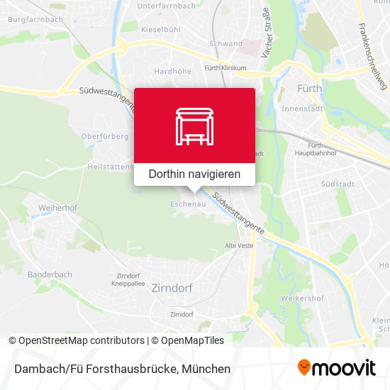 Dambach/Fü Forsthausbrücke Karte