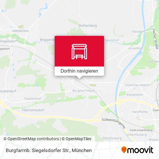 Burgfarrnb. Siegelsdorfer Str. Karte