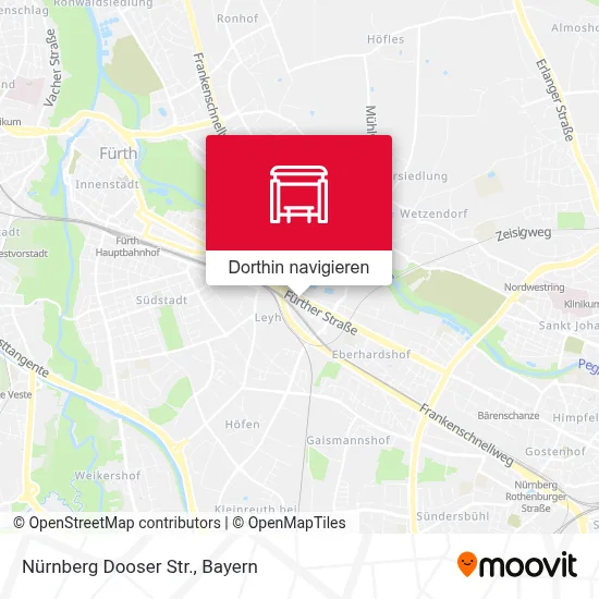 Nürnberg Dooser Str. Karte
