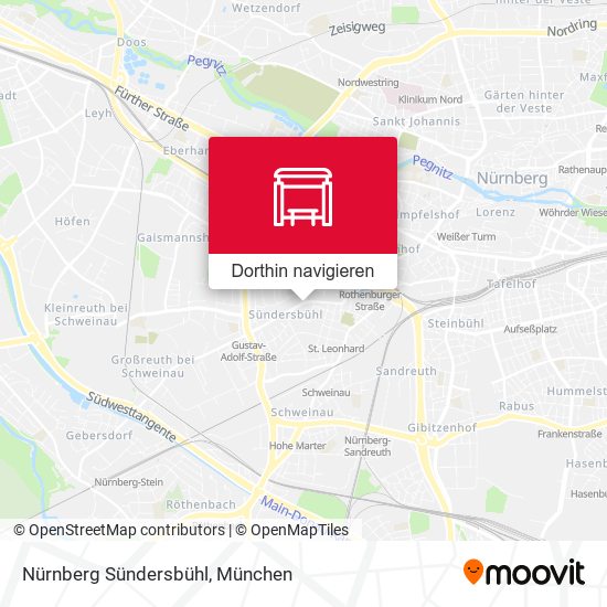 Nürnberg Sündersbühl Karte