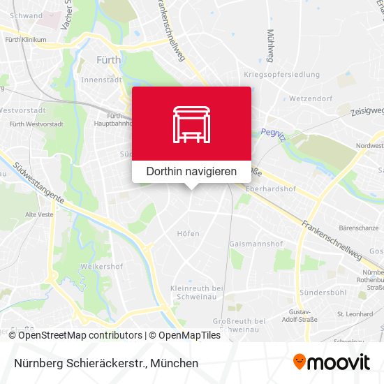 Nürnberg Schieräckerstr. Karte