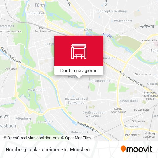 Nürnberg Lenkersheimer Str. Karte
