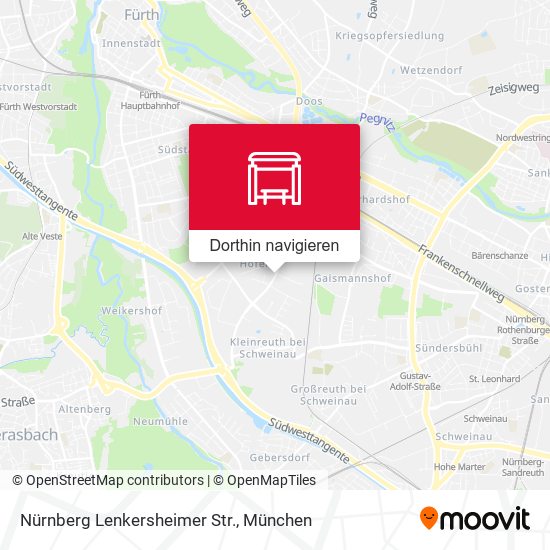 Nürnberg Lenkersheimer Str. Karte