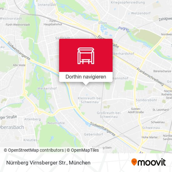 Nürnberg Virnsberger Str. Karte
