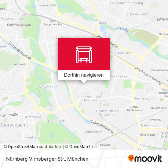Nürnberg Virnsberger Str. Karte