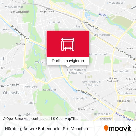 Nürnberg Äußere Buttendorfer Str. Karte
