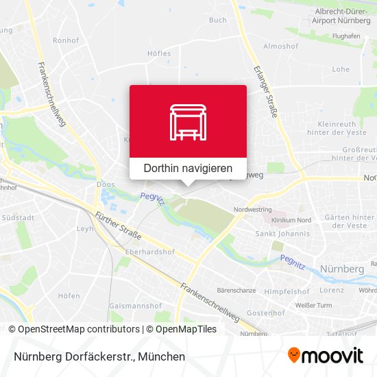 Nürnberg Dorfäckerstr. Karte