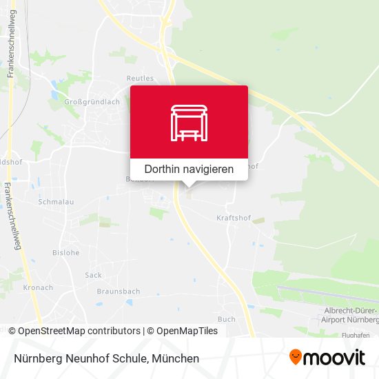 Nürnberg Neunhof Schule Karte