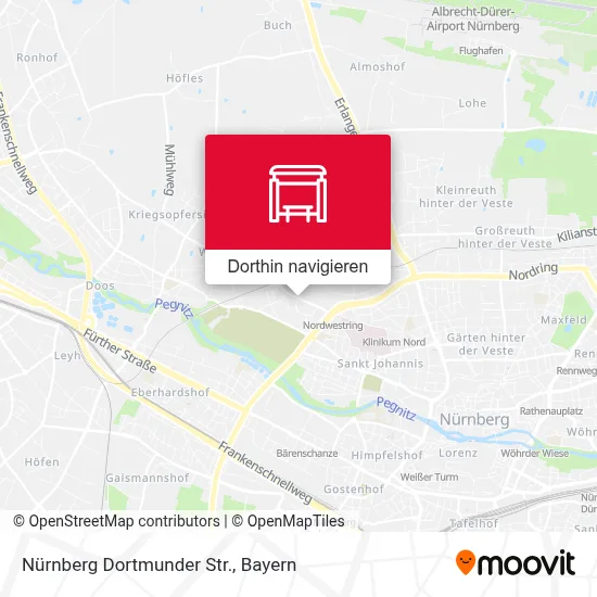 Nürnberg Dortmunder Str. Karte