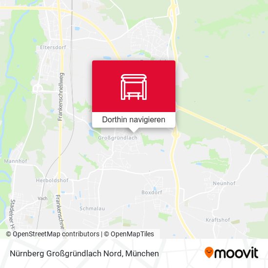 Nürnberg Großgründlach Nord Karte