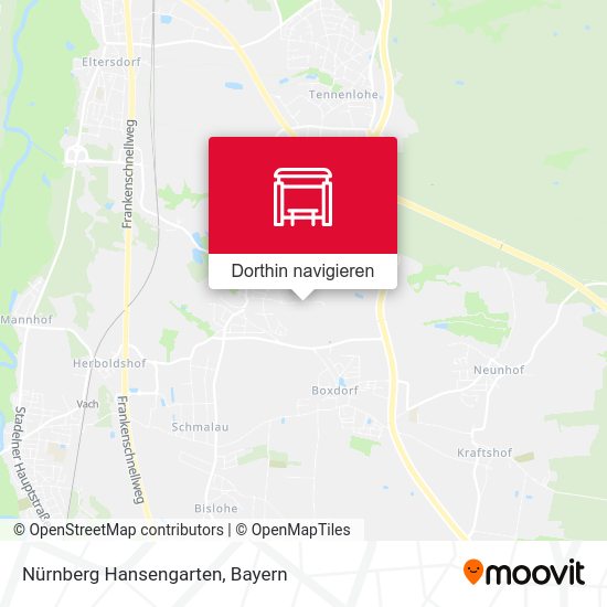 Nürnberg Hansengarten Karte