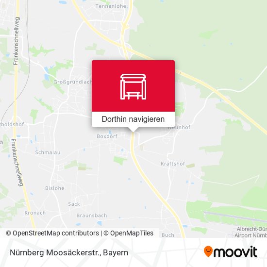 Nürnberg Moosäckerstr. Karte