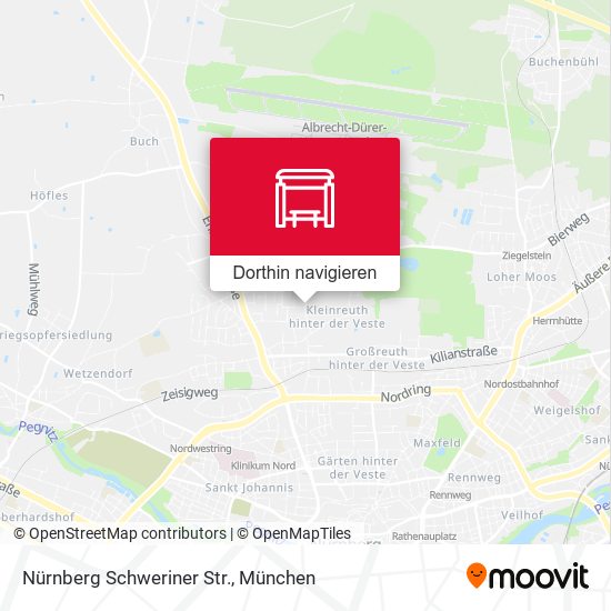 Nürnberg Schweriner Str. Karte