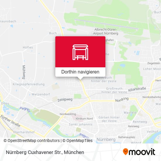 Nürnberg Cuxhavener Str. Karte