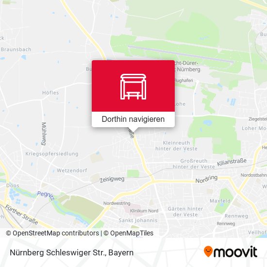 Nürnberg Schleswiger Str. Karte
