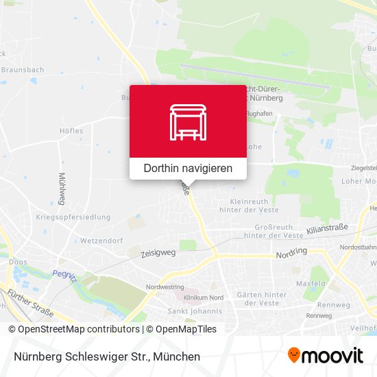 Nürnberg Schleswiger Str. Karte