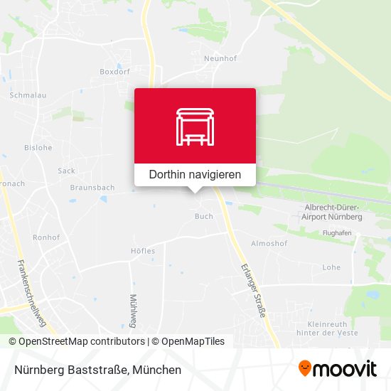 Nürnberg Baststraße Karte