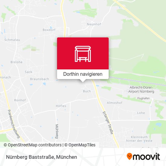 Nürnberg Baststraße Karte