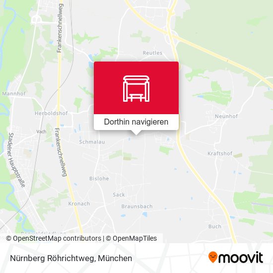 Nürnberg Röhrichtweg Karte