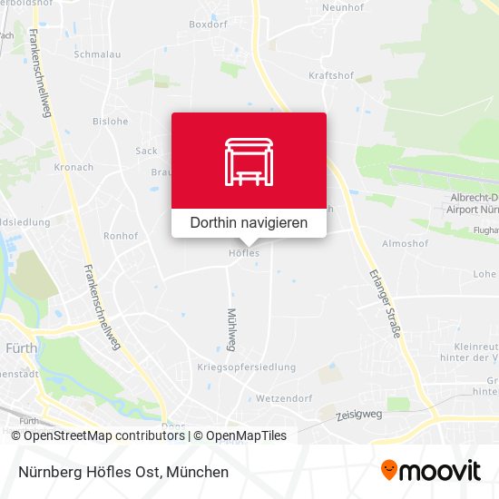 Nürnberg Höfles Ost Karte