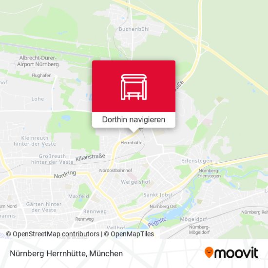 Nürnberg Herrnhütte Karte