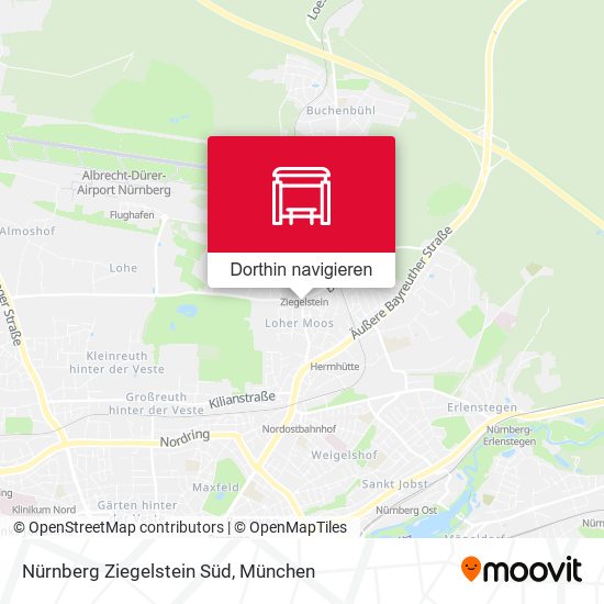 Nürnberg Ziegelstein Süd Karte