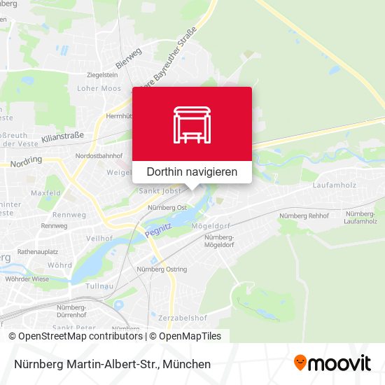 Nürnberg Martin-Albert-Str. Karte