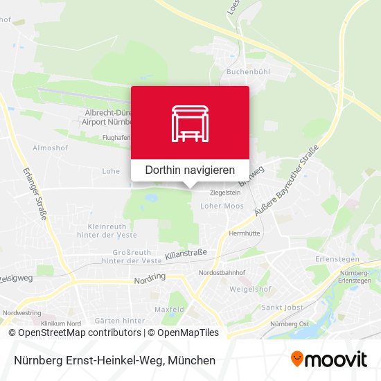 Nürnberg Ernst-Heinkel-Weg Karte