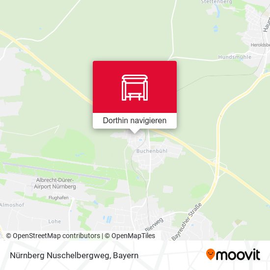 Nürnberg Nuschelbergweg Karte