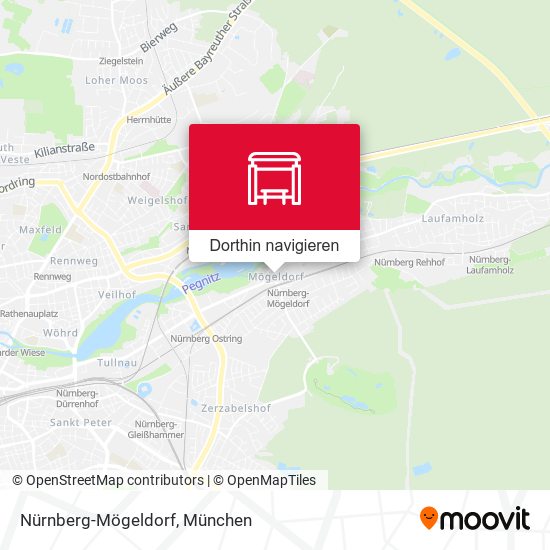 Nürnberg-Mögeldorf Karte