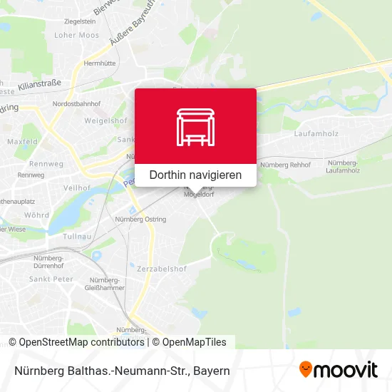 Nürnberg Balthas.-Neumann-Str. Karte