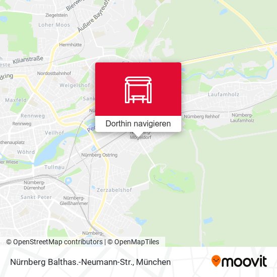 Nürnberg Balthas.-Neumann-Str. Karte