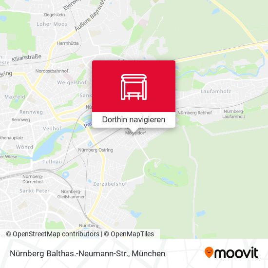 Nürnberg Balthas.-Neumann-Str. Karte